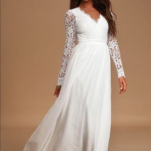 Maxi long sleeve dress